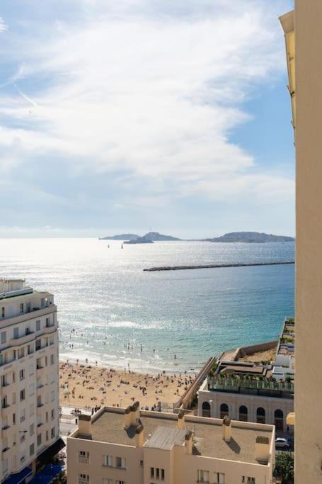 Vue Mer Plage Catalans Vieux Port Clim - 2 Chambres Marseilles Exterior foto
