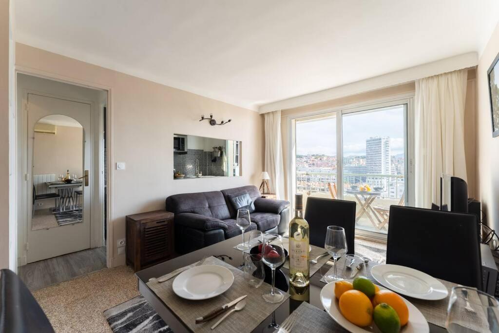 Vue Mer Plage Catalans Vieux Port Clim - 2 Chambres Marseilles Exterior foto