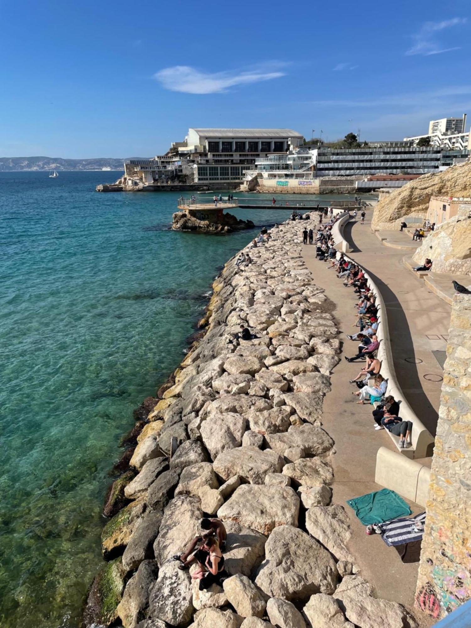 Vue Mer Plage Catalans Vieux Port Clim - 2 Chambres Marseilles Exterior foto