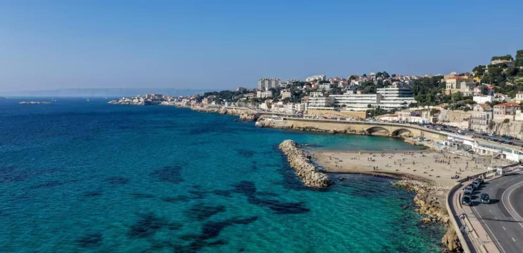 Vue Mer Plage Catalans Vieux Port Clim - 2 Chambres Marseilles Exterior foto